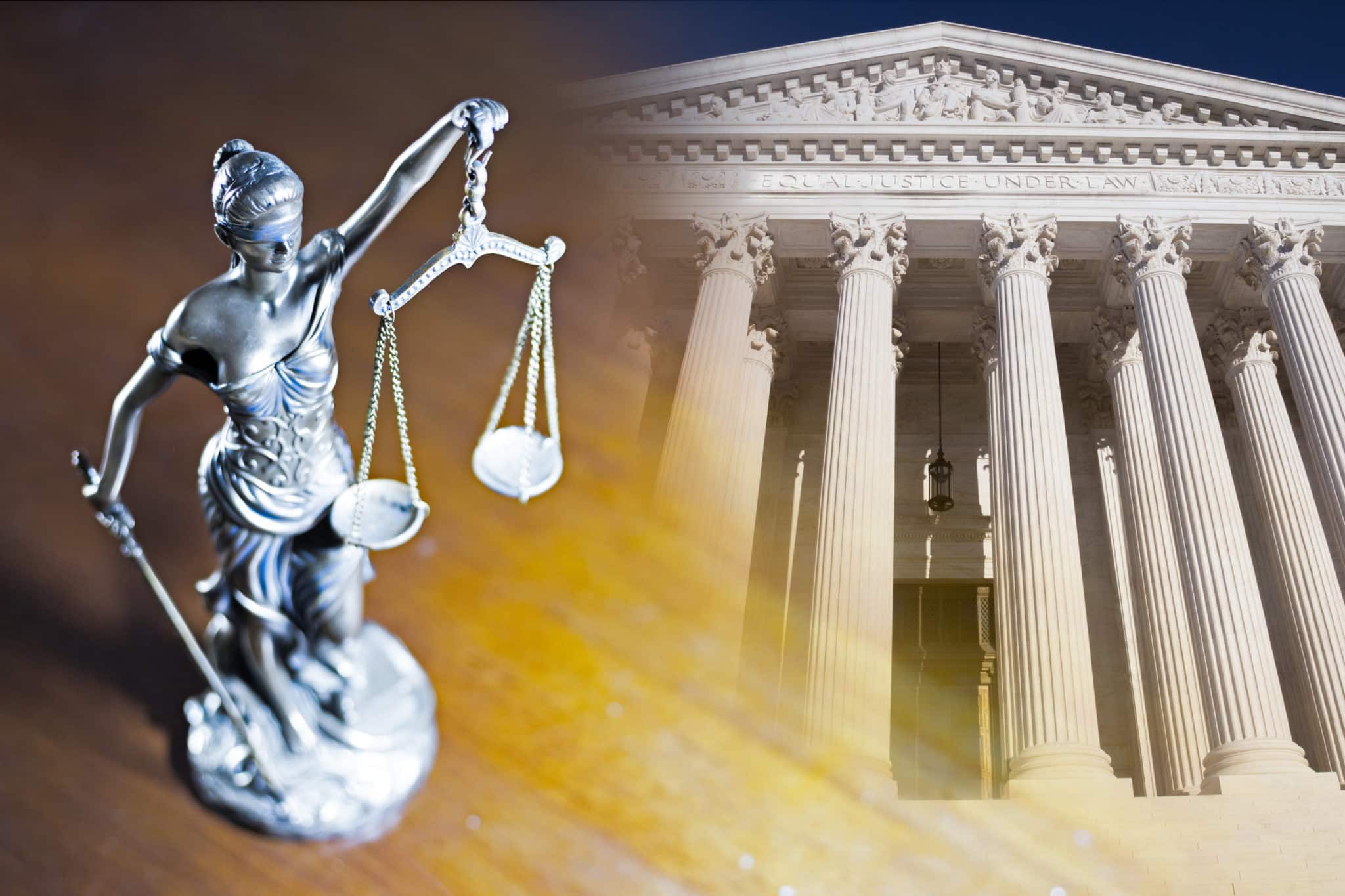 Lady Justice and Supreme Court