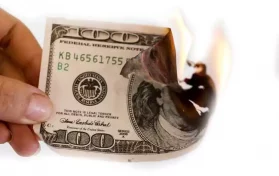 burning money