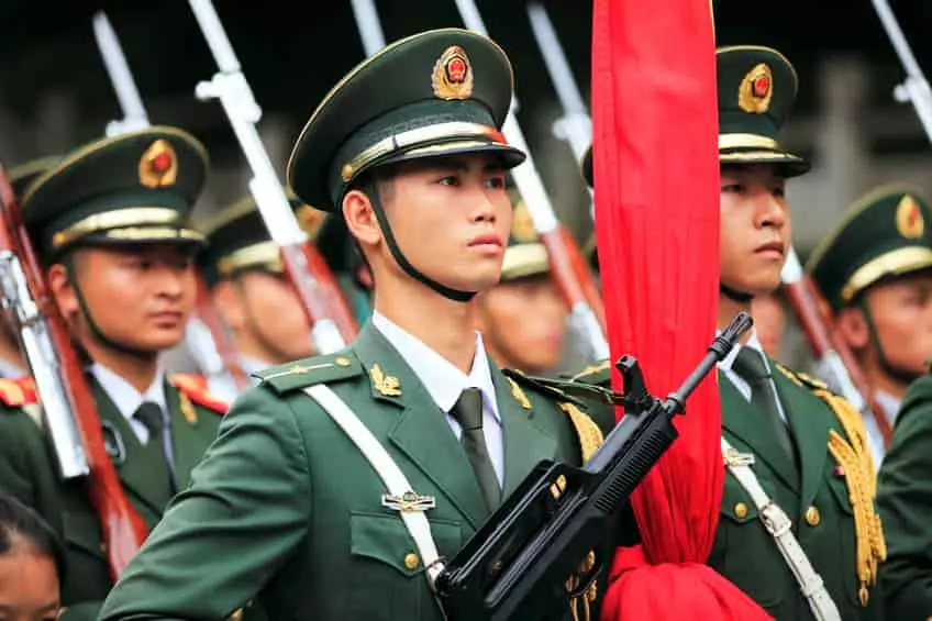 Chinese military parade