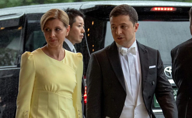 Zelensky and wife