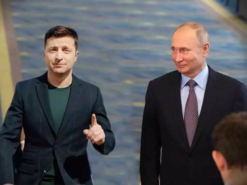 Zelensky and Putin