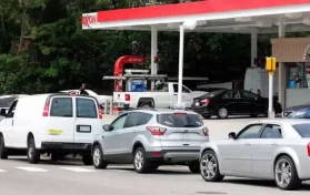 rising gas prices at stations