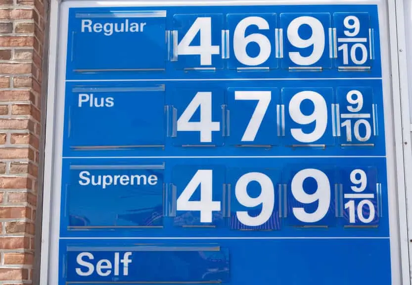 high gas prices