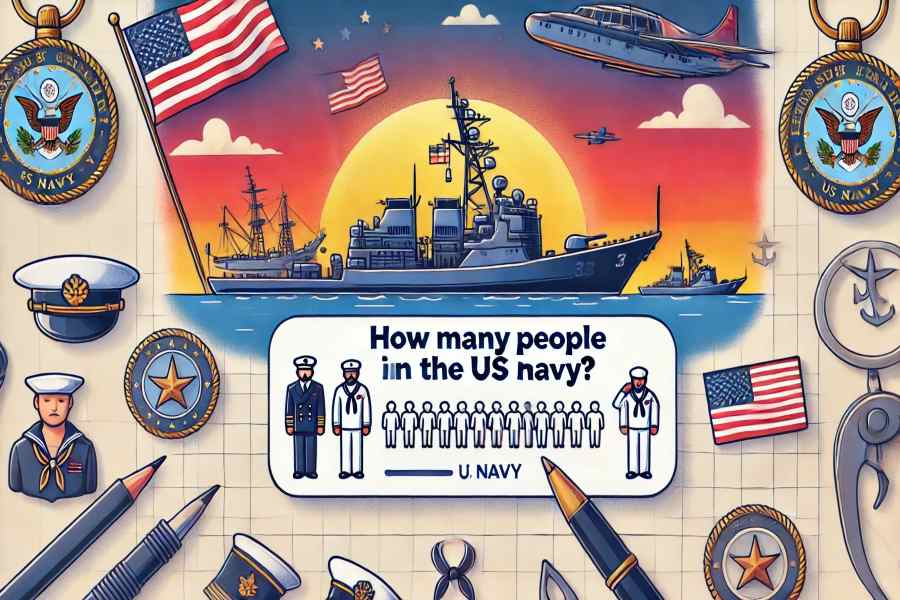 How many people are in the US Navy