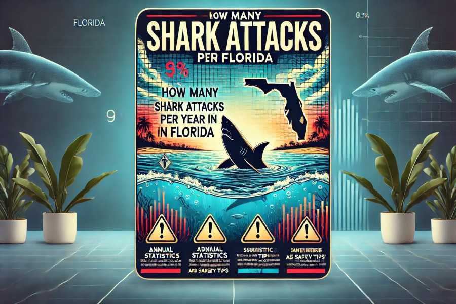 How Many shark Attacks per year in Florida Annual Shark Attack Figures in Florida